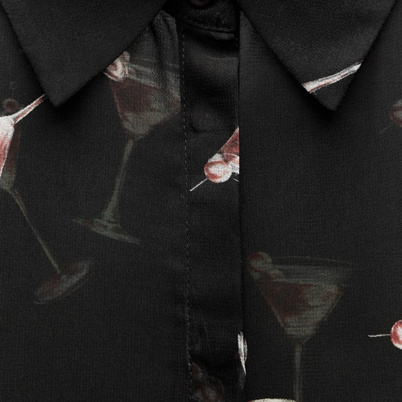 Zara semi semi blouse, size large. - Picture 4 of 4